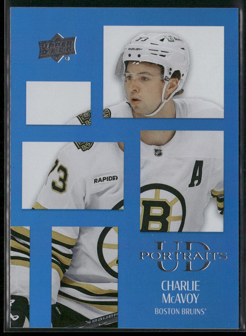 Charlie McAvoy 2024-25 Upper Deck UD Portraits #P36 Boston Bruins front