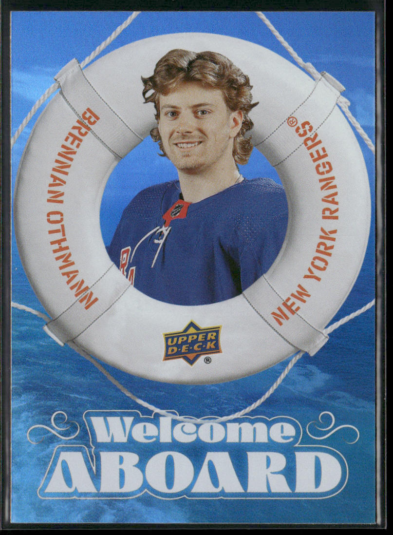 Brennan Othmann 2024-25 Upper Deck Welcome Aboard #WA-10 New York Rangers front