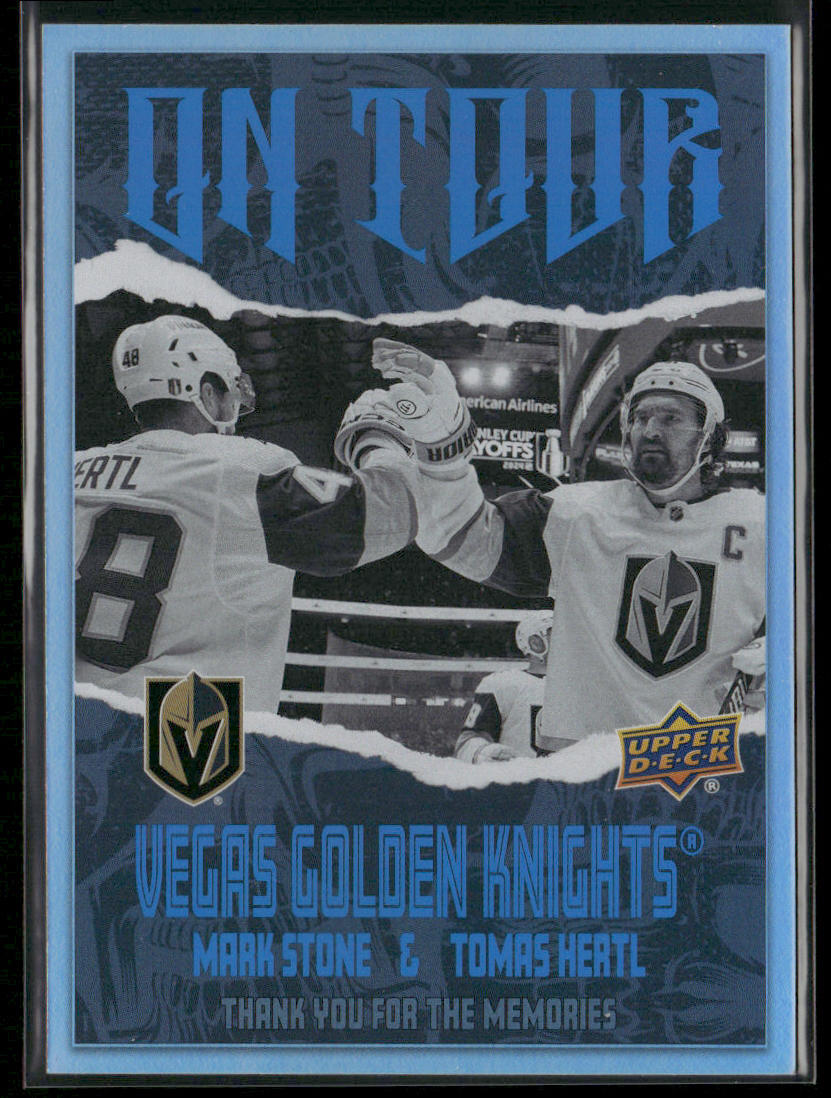 Mark Stone / Tomas Hertl 2024-25 Upper Deck On Tour #OT-5 Vegas Golden Knights front