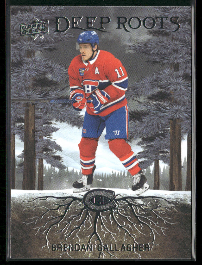 Brendan Gallagher 2023-24 Upper Deck Deep Roots #DR-25 Montreal Canadiens