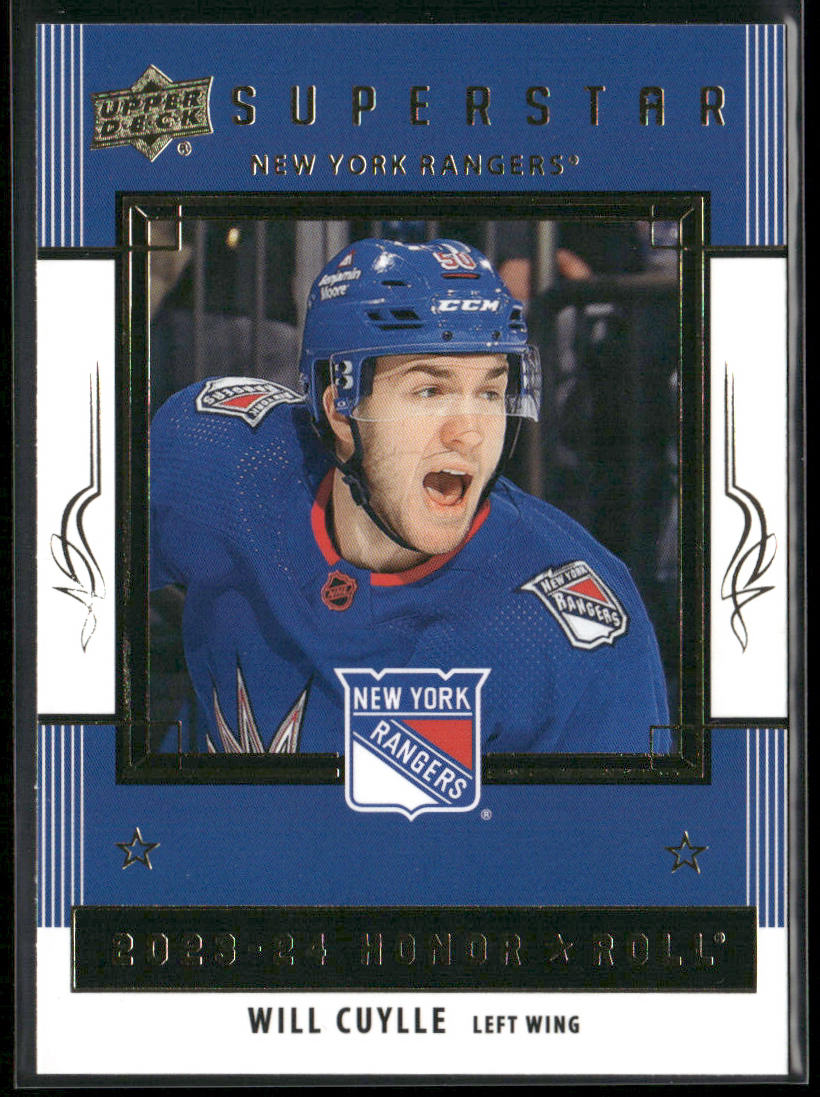 Will Cuylle 2023-24 Upper Deck Honor Roll #HR39 New York Rangers