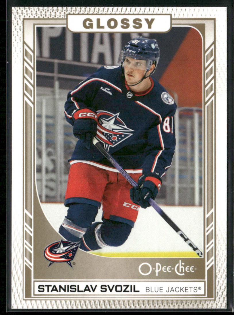Stanislav Svozil 2023-24 Upper Deck O-Pee-Chee Glossy Gold #R-40 Blue Jackets