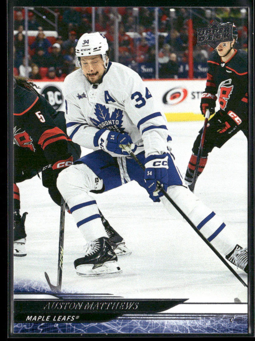 Auston Matthews 2024-25 Upper Deck #411 Toronto Maple Leafs front