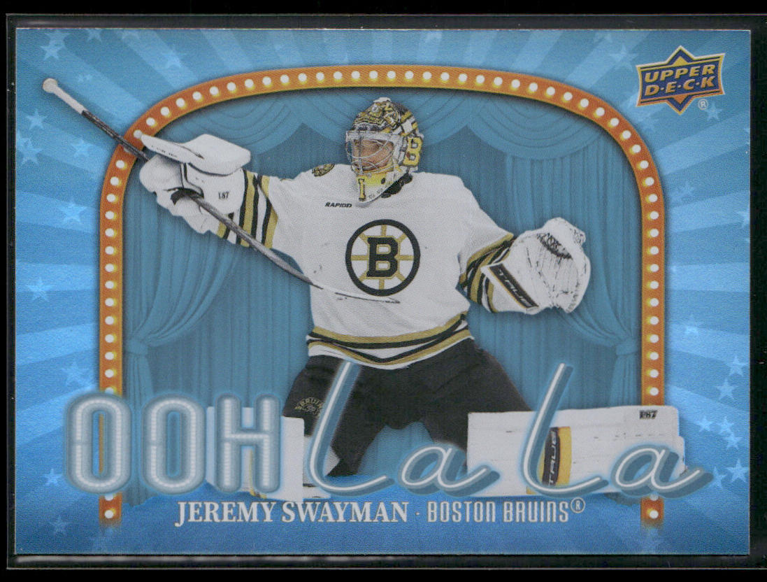 Jeremy Swayman 2024-25 Upper Deck Ooh La La #OLL-4 Boston Bruins front