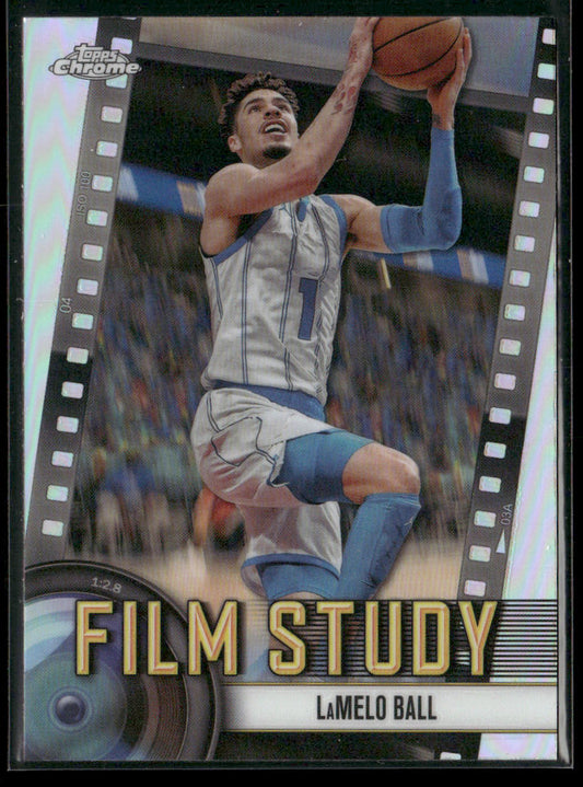 LaMelo Ball 2024-25 Topps Chrome Film Study Refractor #FS-10 Charlotte Hornets