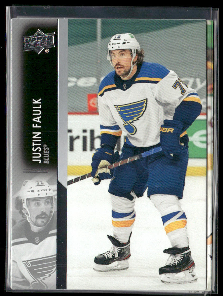 Justin Faulk 2021-22 Upper Deck #154 St. Louis Blues