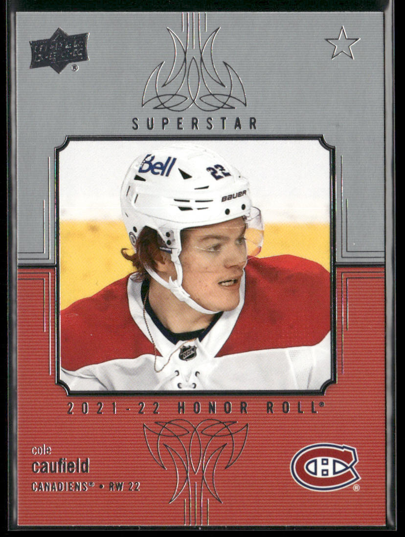 Cole Caufield 2021-22 Upper Deck Honor Roll #HR-12 Montreal Canadiens