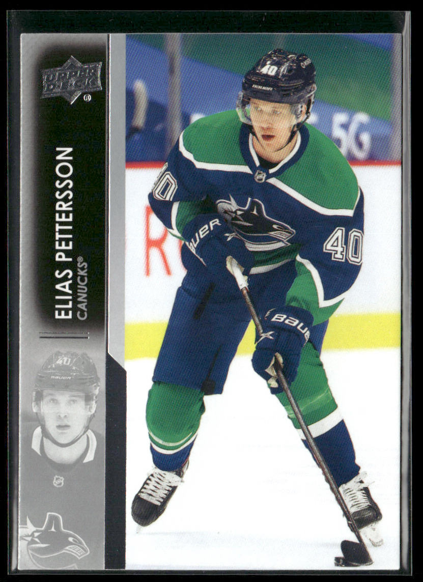 Elias Pettersson 2021-22 Upper Deck #179 Vancouver Canucks