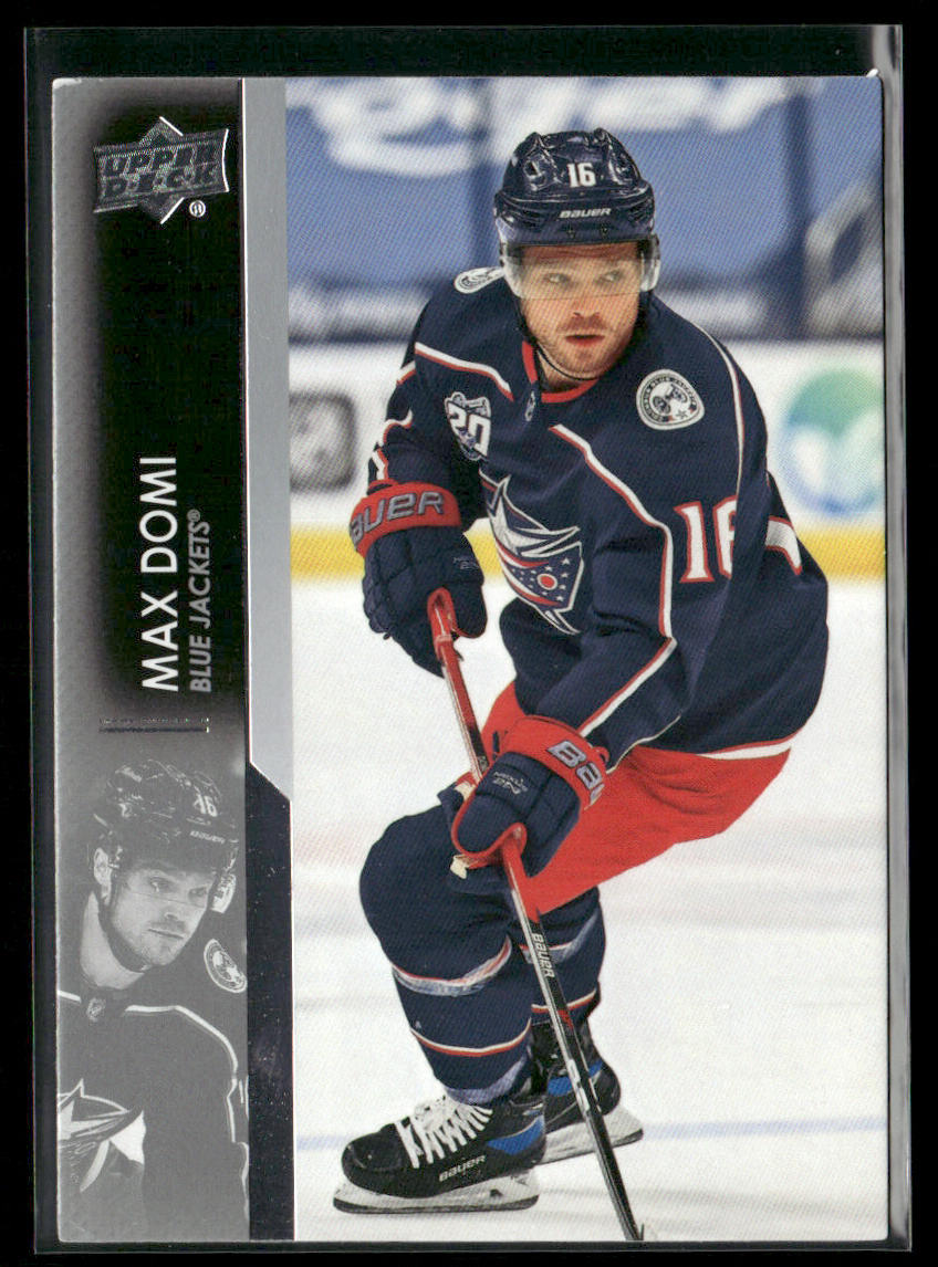 Max Domi 2021-22 Upper Deck #52 Columbus Blue Jackets front