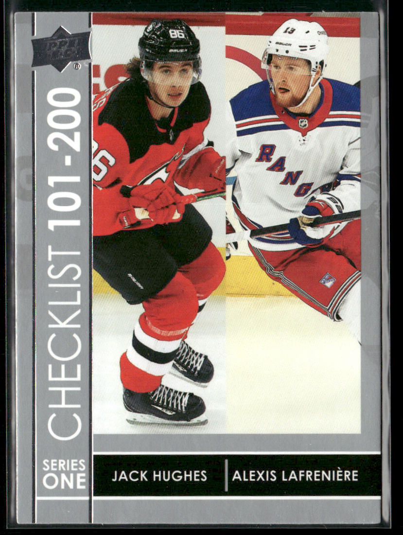 Jack Hughes / Alexis Lafreniere CL 2021-22 Upper Deck #200