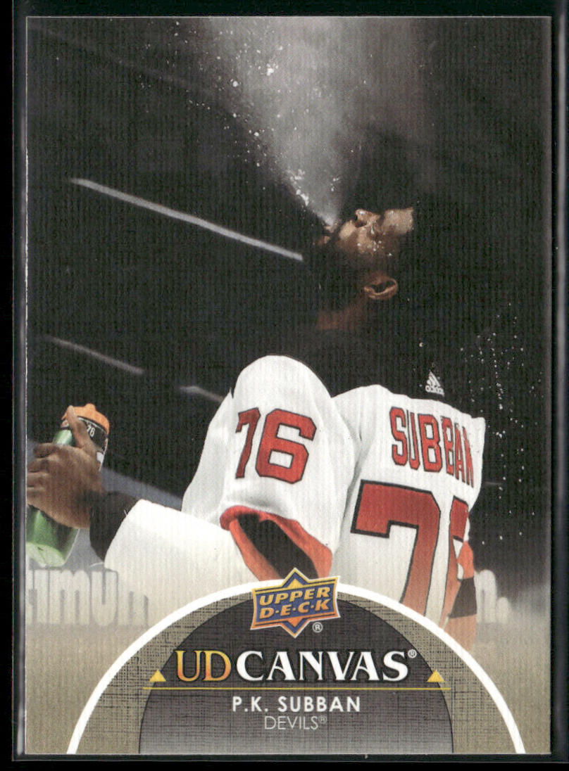 P.K. Subban 2021-22 Upper Deck UD Canvas #C49 New Jersey Devils