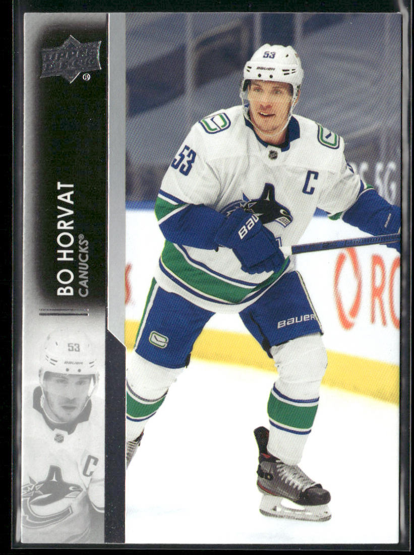 Bo Horvat 2021-22 Upper Deck #175 Vancouver Canucks