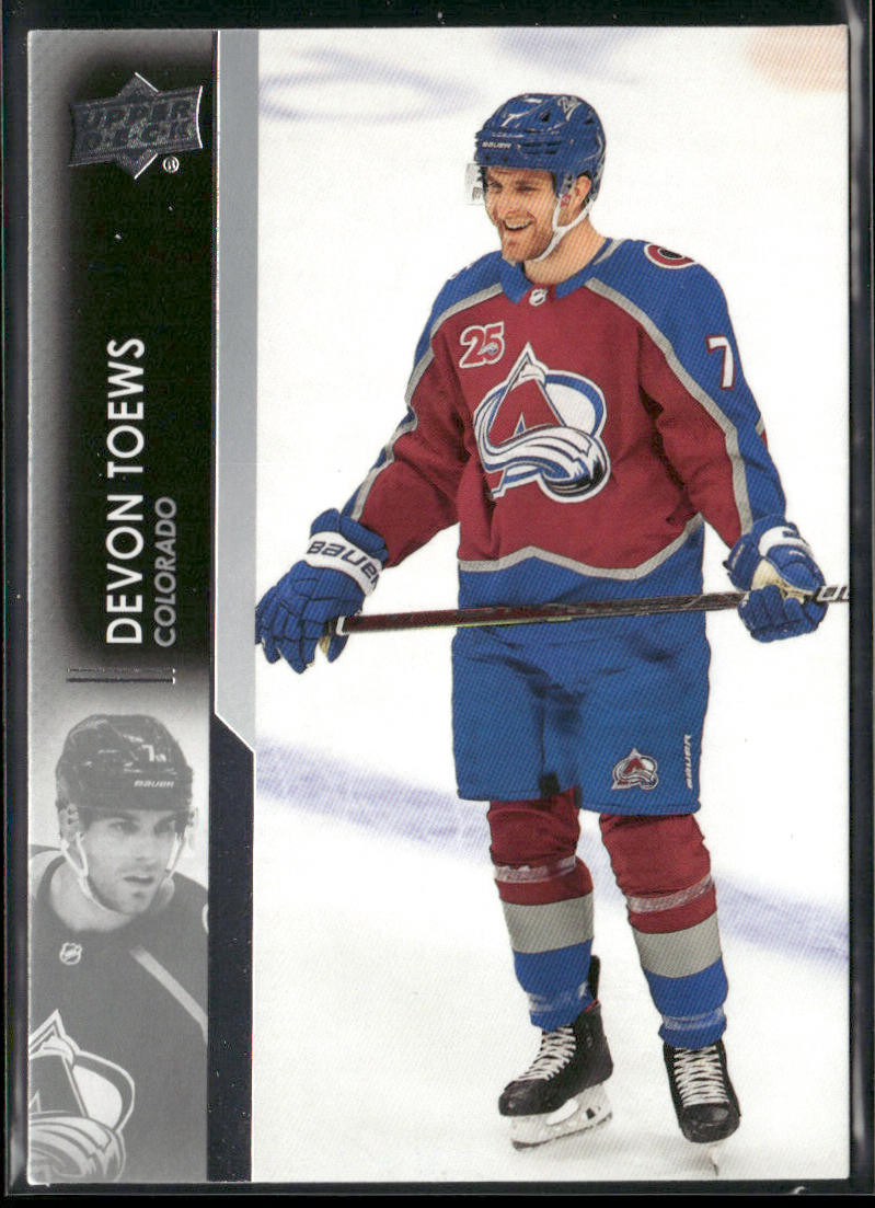 Devon Toews 2021-22 Upper Deck #51 Colorado Avalanche