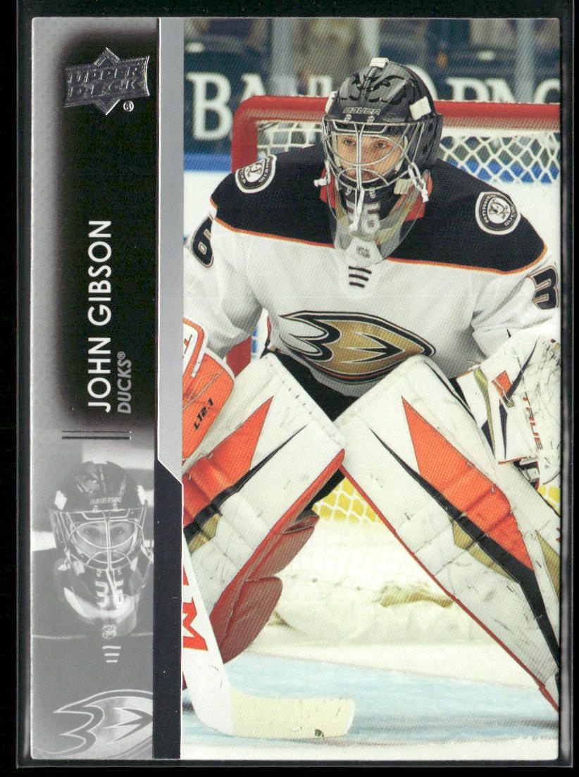 John Gibson 2021-22 Upper Deck #3 Anaheim Ducks
