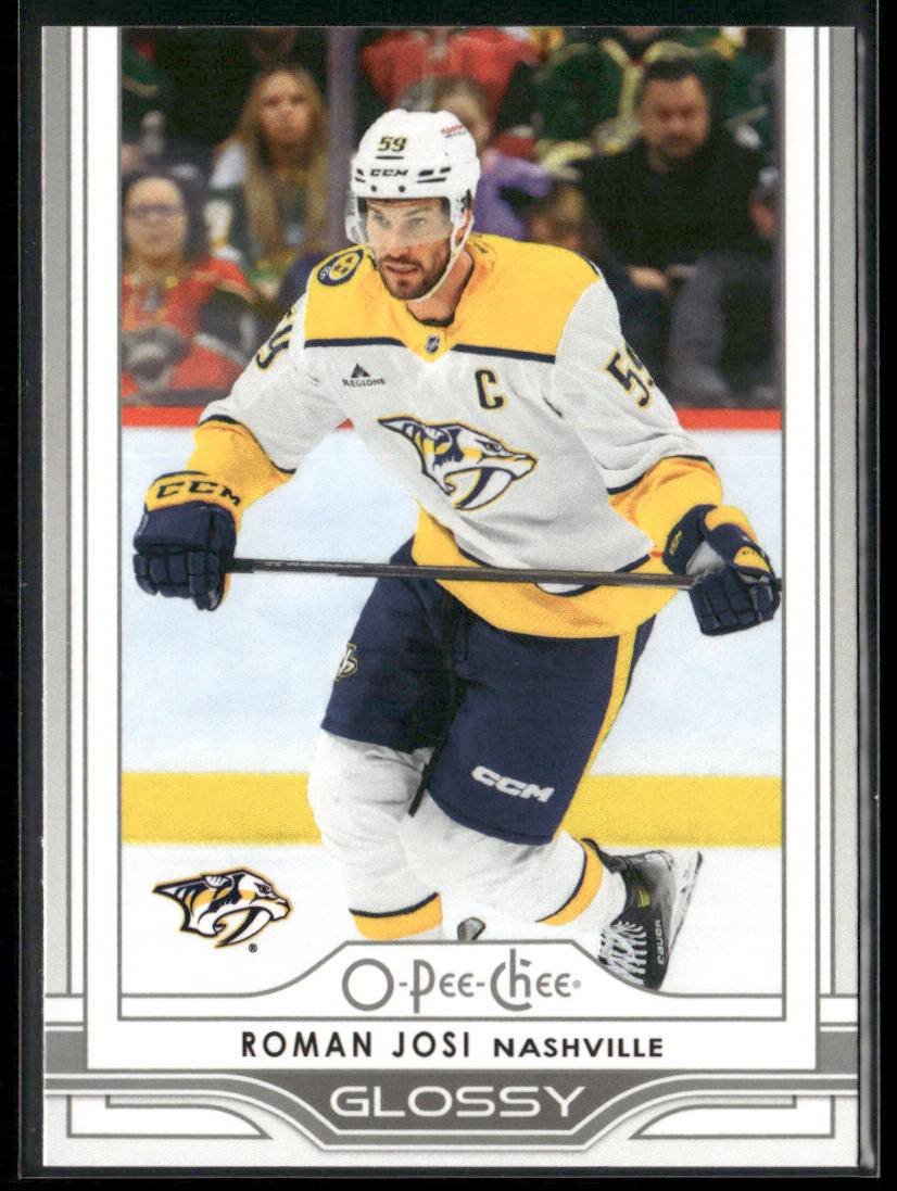 Roman Josi 2025-26 Upper Deck O-Pee-Chee Glossy #OG-20 Nashville Predators