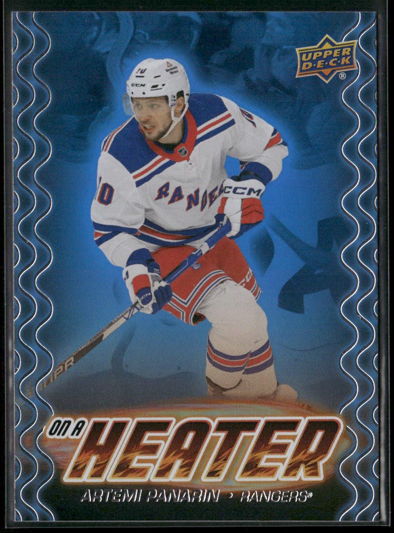 Artemi Panarin 2024-25 Upper Deck On a Heater #OH-2 New York Rangers front