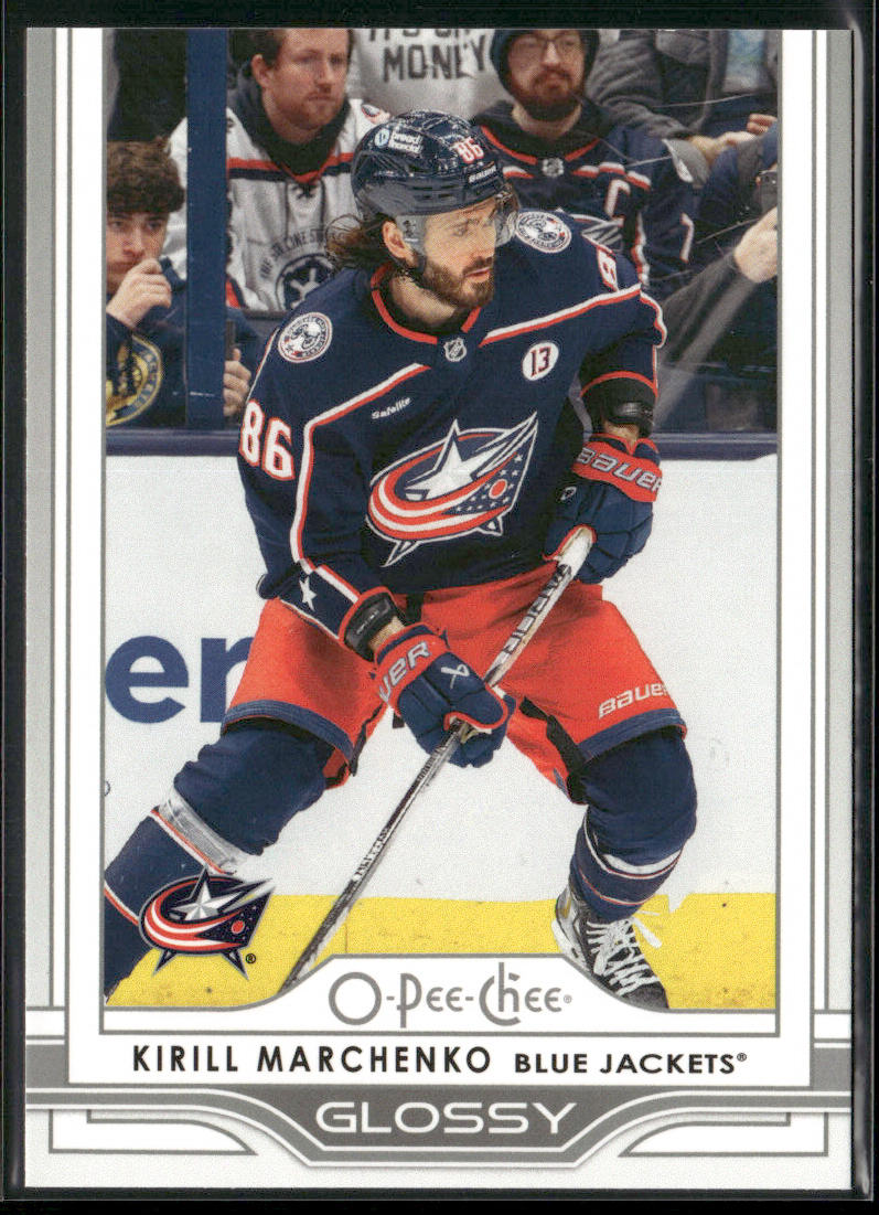 Kirill Marchenko 2025-26 Upper Deck O-Pee-Chee Glossy #OG-15 Blue Jackets front