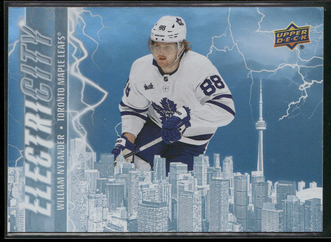 William Nylander 2024-25 Upper Deck ElectriCITY #EC-20 Toronto Maple Leafs