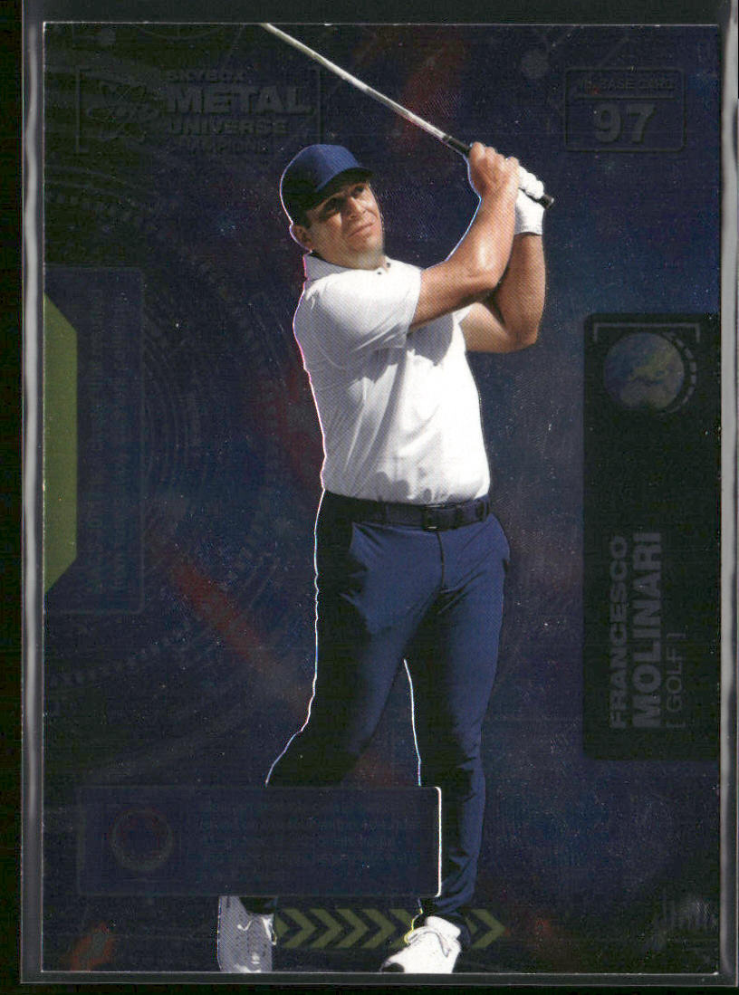 Francesco Molinari 2021 SkyBox Metal Universe Champions #97 front