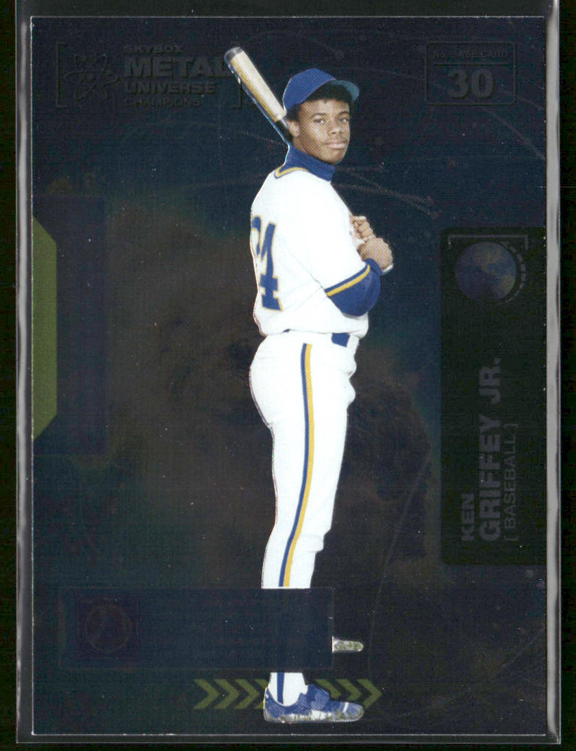 Ken Griffey Jr. 2021 SkyBox Metal Universe Champions #30 New York Yankees