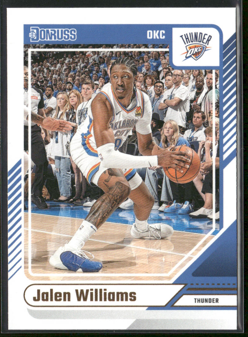 Jalen Williams 2024-25 Donruss #20 Oklahoma City Thunder