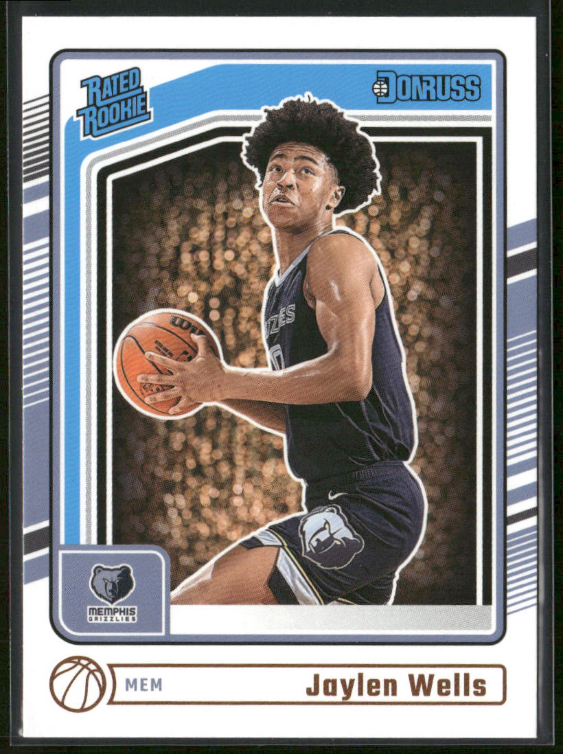 Jaylen Wells 2024-25 Donruss #245 RC Memphis Grizzlies