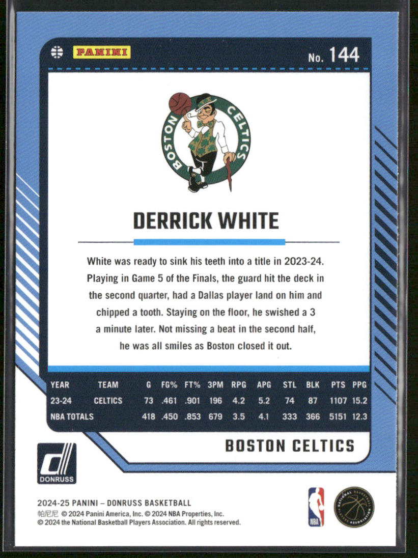 Derrick White 2024-25 Donruss #144 Boston Celtics