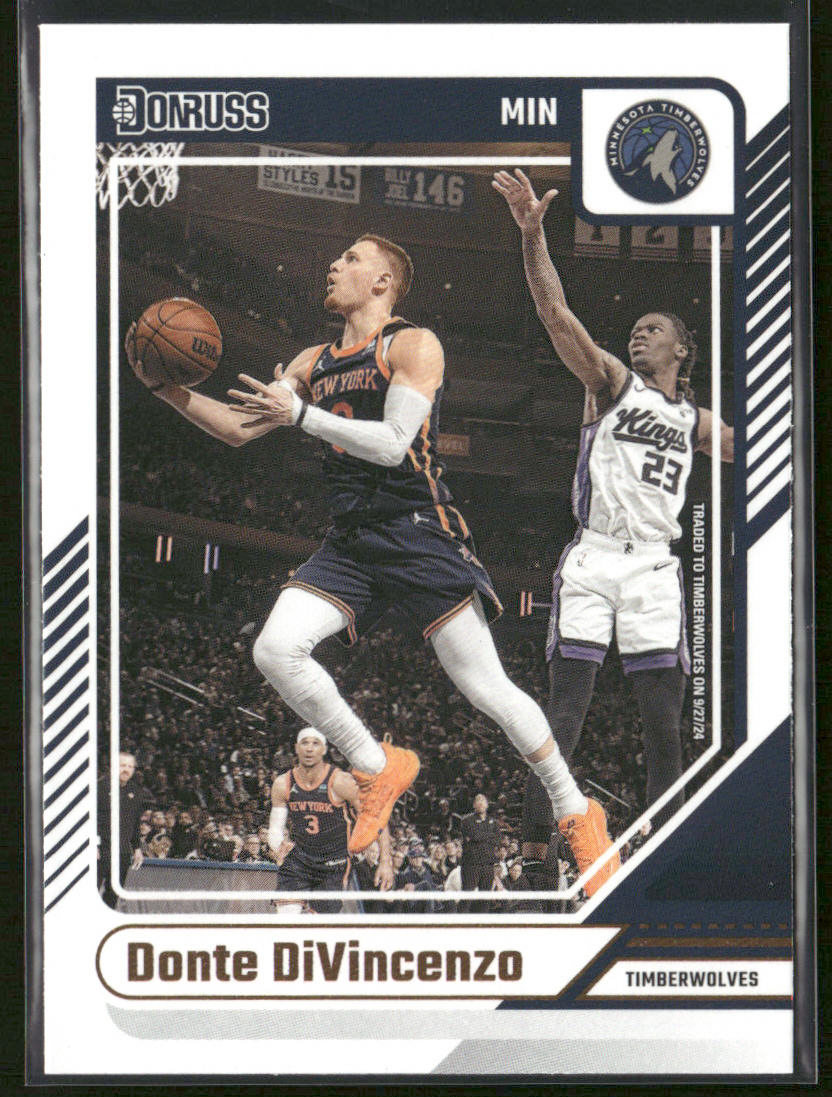Donte DiVincenzo 2024-25 Donruss #77 Minnesota Timberwolves