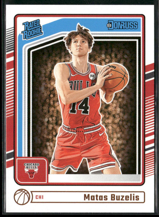Matas Buzelis 2024-25 Donruss #240 RC Chicago Bulls