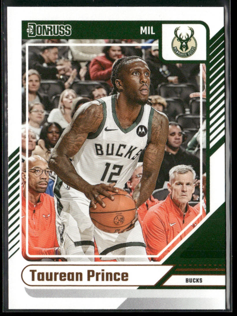 Taurean Prince 2024-25 Donruss #101 Milwaukee Bucks