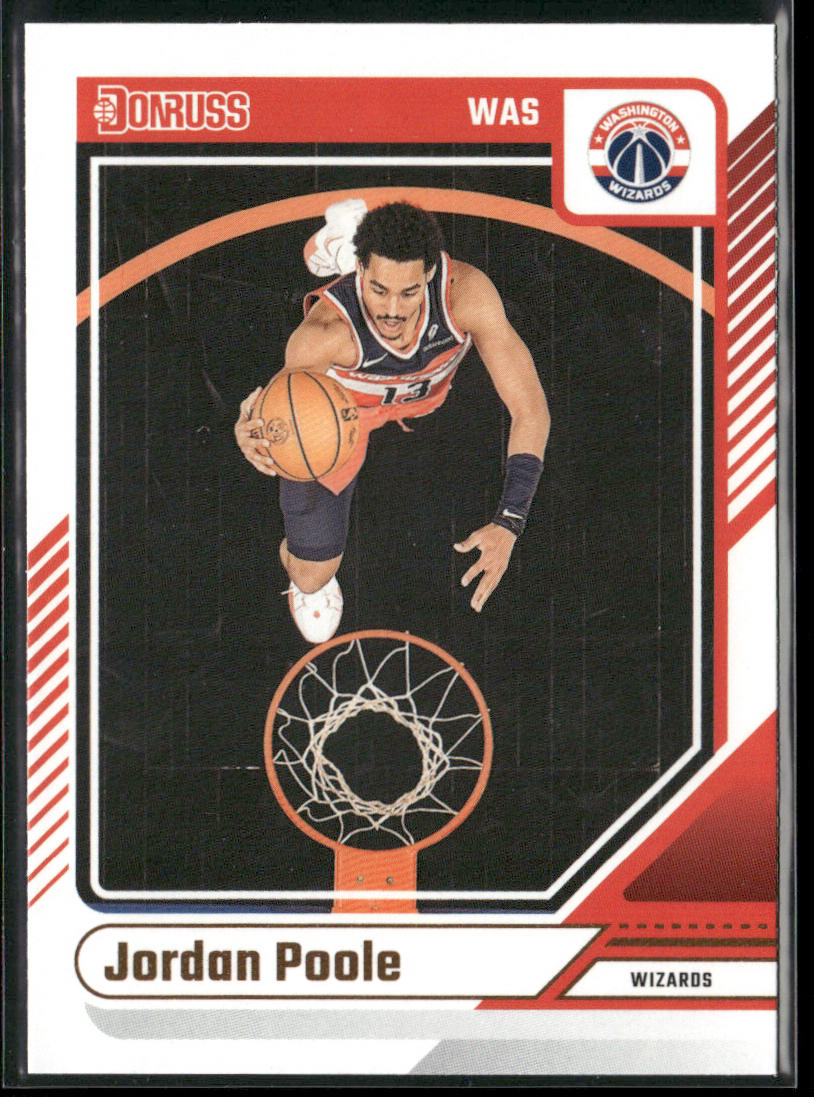 Jordan Poole 2024-25 Donruss #72 Washington Wizards