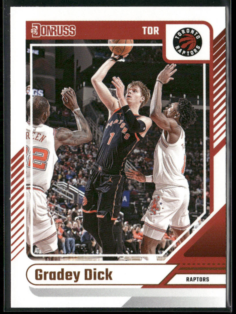 Gradey Dick 2024-25 Donruss #113 Toronto Raptors