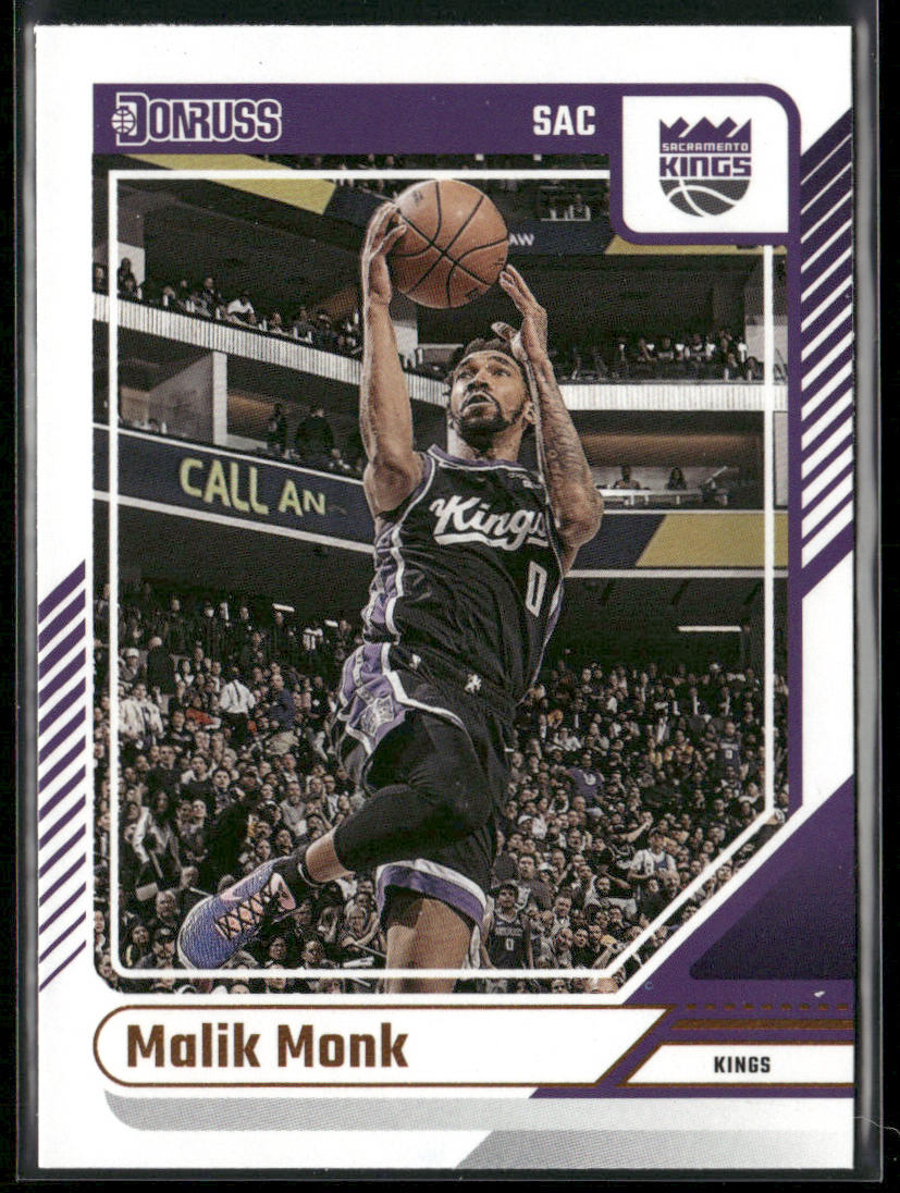 Malik Monk 2024-25 Donruss #126 Sacramento Kings
