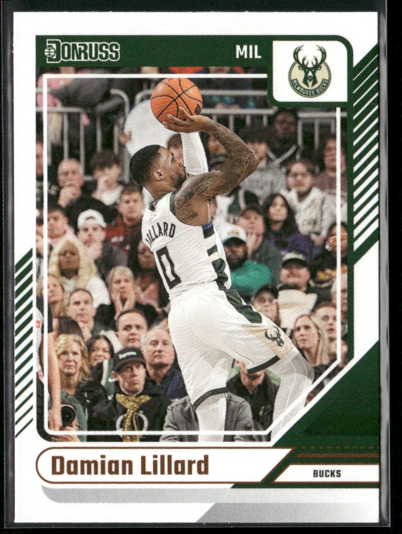 Damian Lillard 2024-25 Donruss #125 Milwaukee Bucks