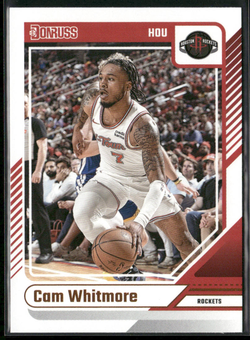 Cam Whitmore 2024-25 Donruss #167 Houston Rockets