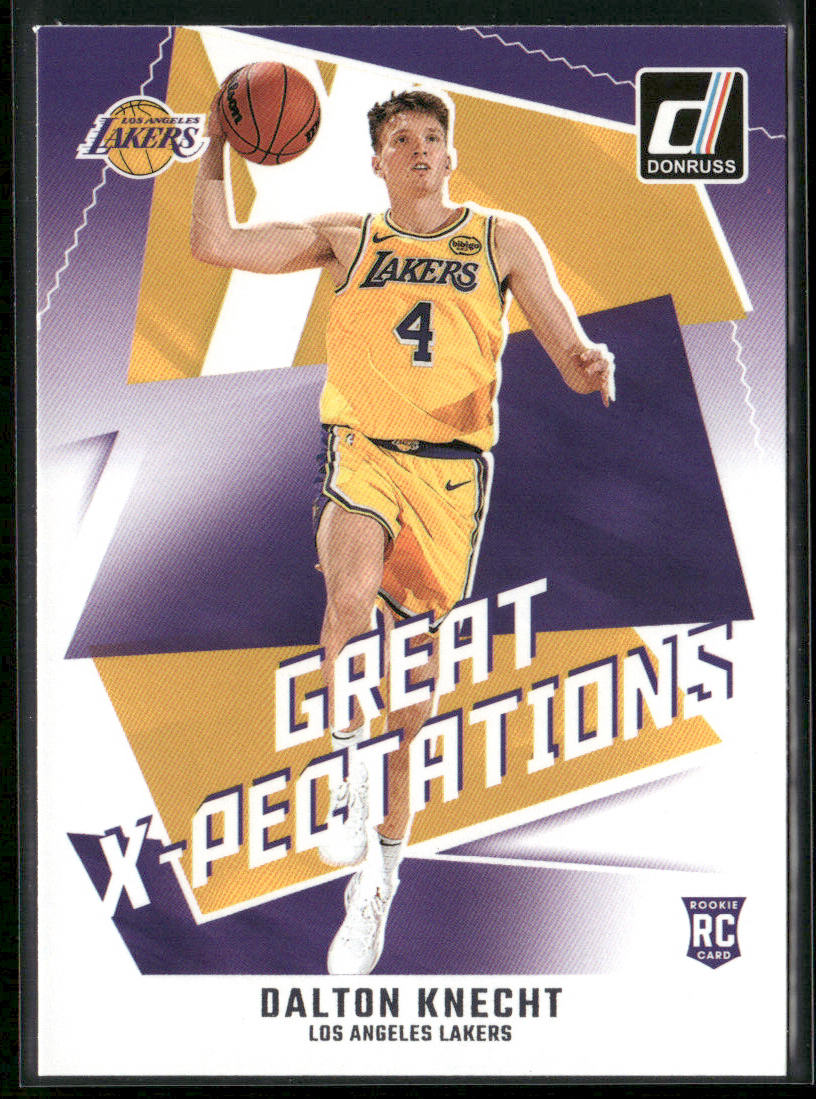 Dalton Knecht 2024-25 Donruss Great X-Pectations #3 Los Angeles Lakers