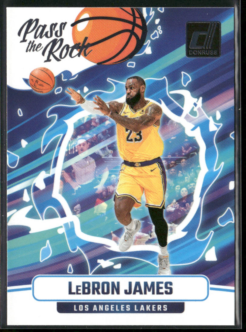 LeBron James 2024-25 Donruss Pass the Rock #4 Los Angeles Lakers