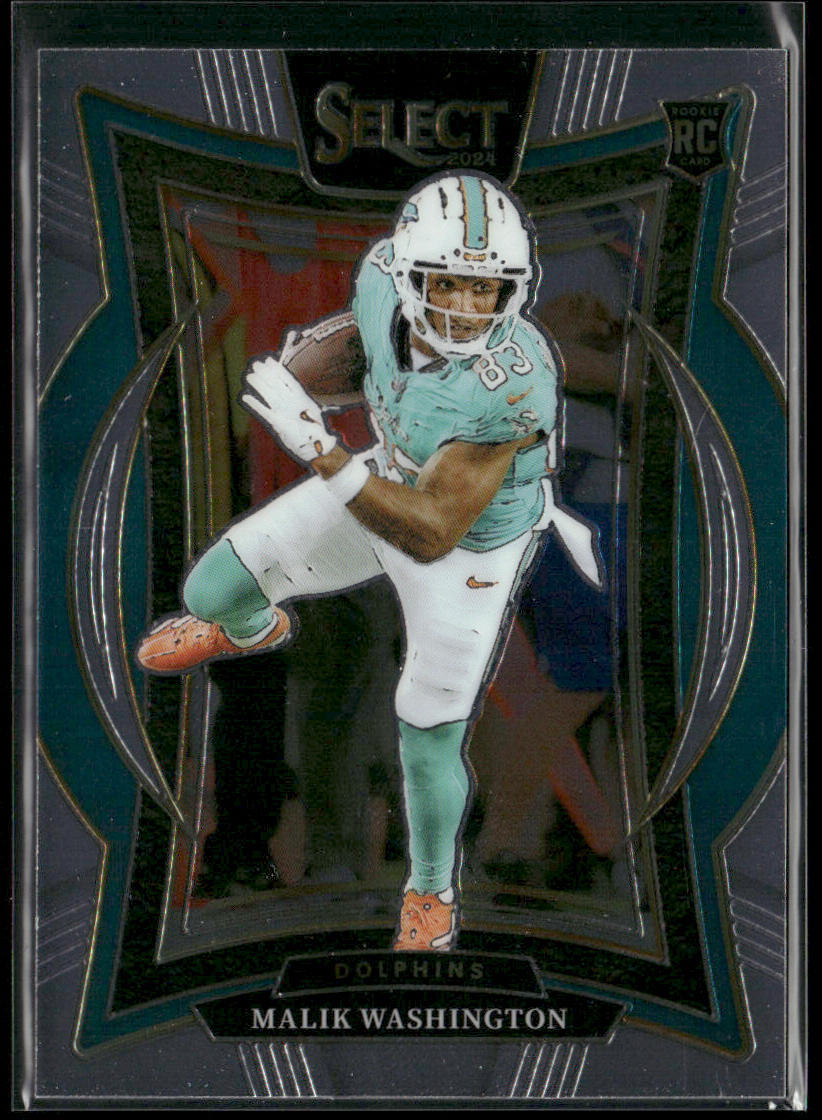 Malik Washington 2024 Panini Select #71 RC Miami Dolphins front