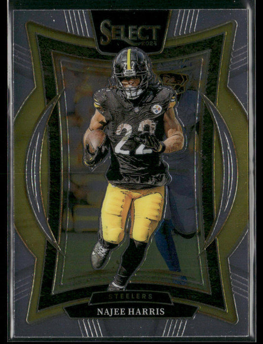 Najee Harris 2024 Panini Select #85 Pittsburgh Steelers front