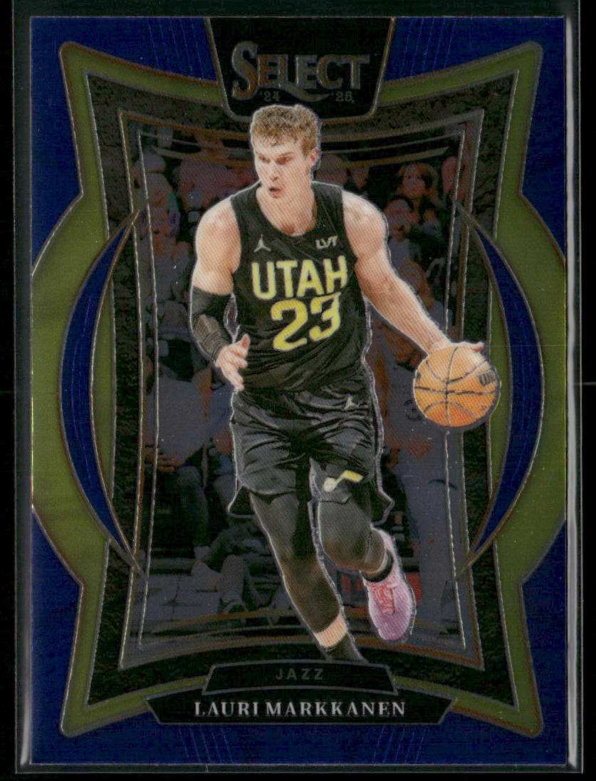 Lauri Markkanen 2024-25 Panini Select Blue (Retail) #62 Utah Jazz