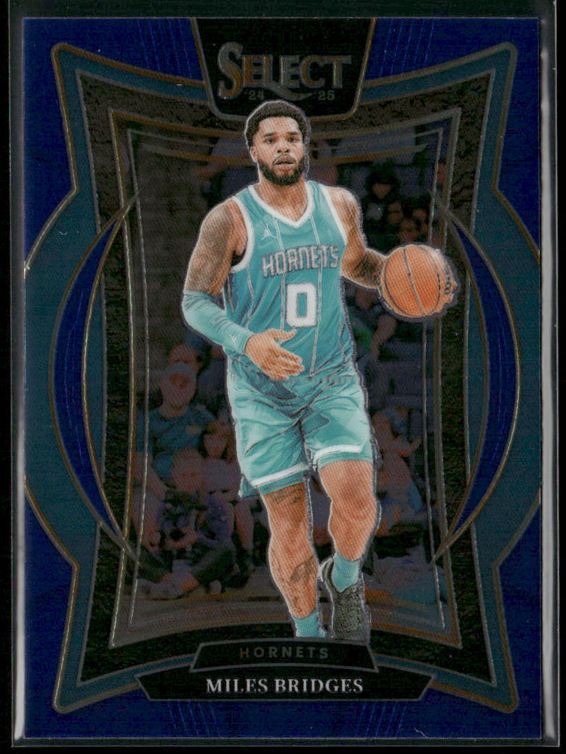 Miles Bridges 2024-25 Panini Select Blue (Retail) #8 Charlotte Hornets