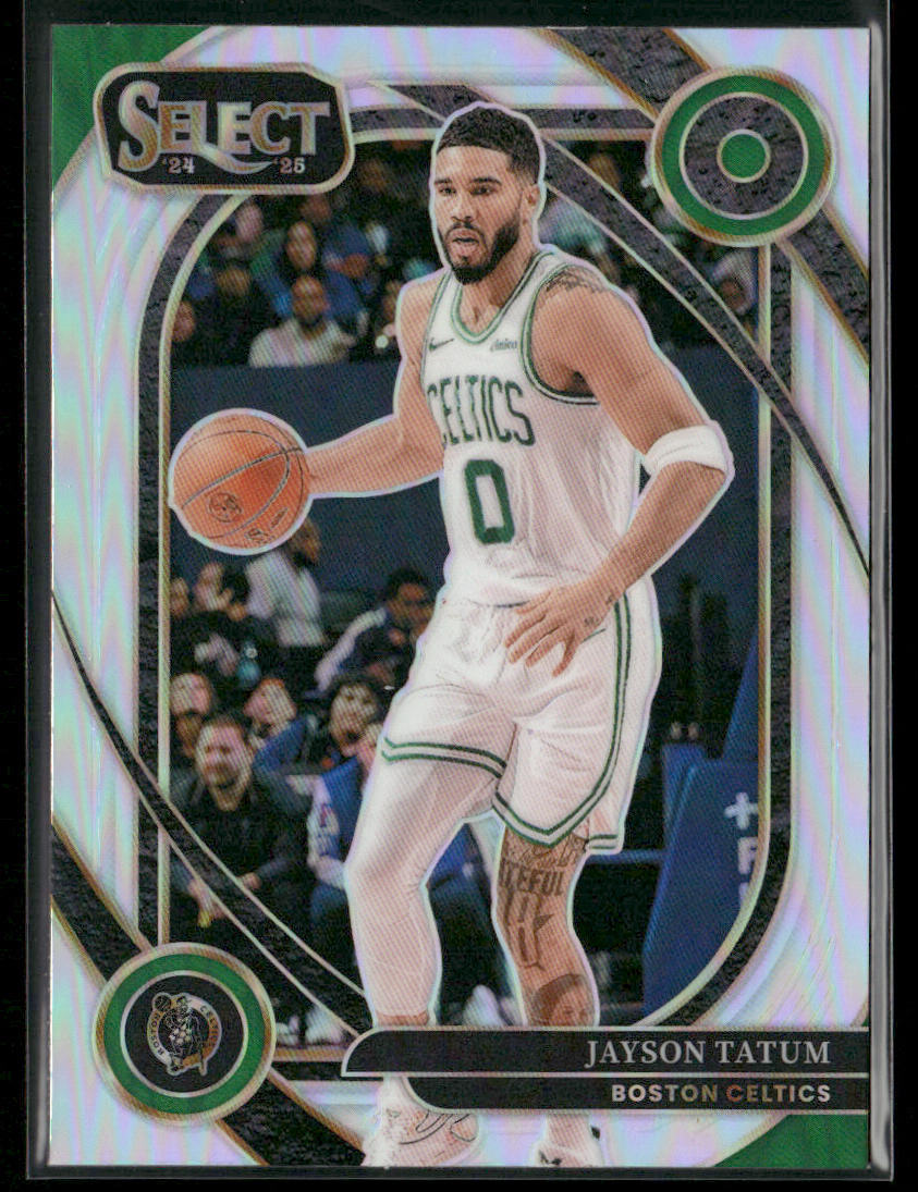 Jayson Tatum 2024-25 Panini Select Silver Prizm #246 Boston Celtics