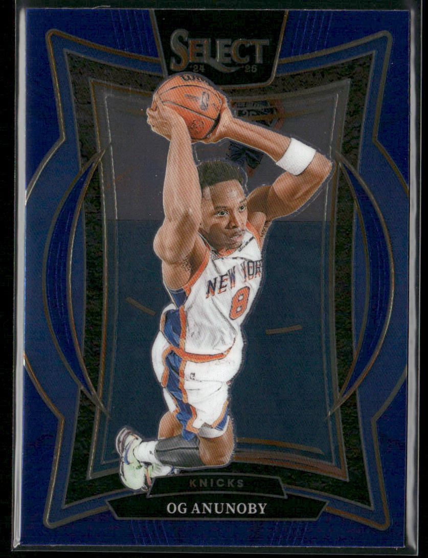 OG Anunoby 2024-25 Panini Select Blue (Retail) #11 New York Knicks