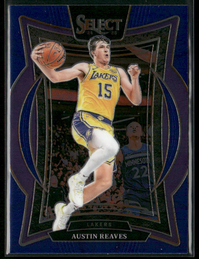 Austin Reaves 2024-25 Panini Select Blue (Retail) #40 Los Angeles Lakers