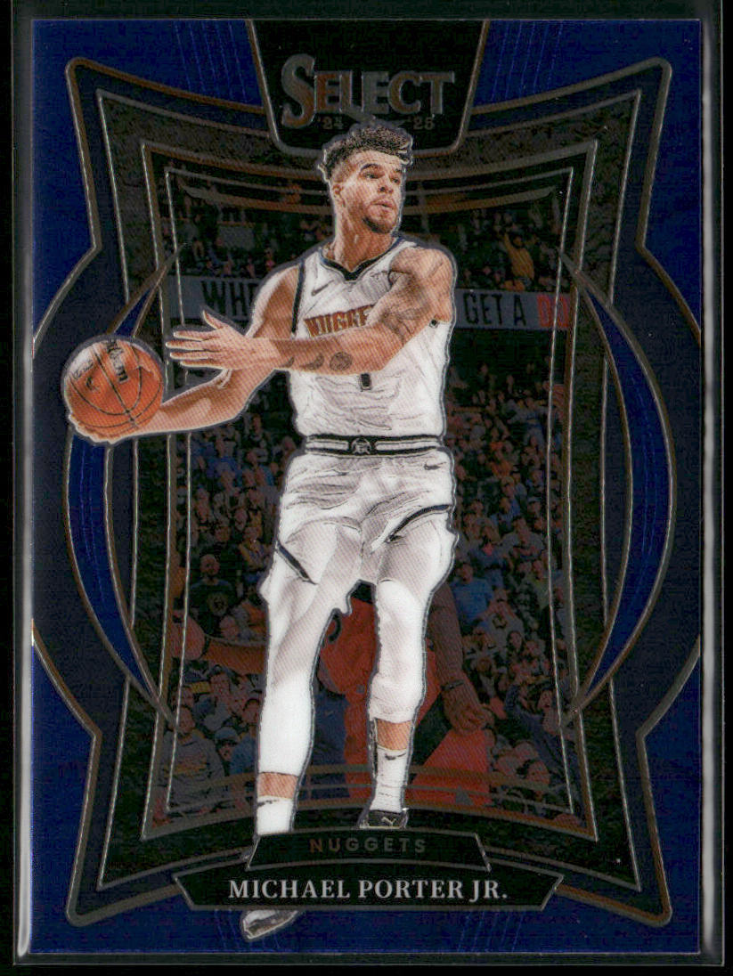 Michael Porter Jr. 2024-25 Panini Select Blue (Retail) #32 Denver Nuggets