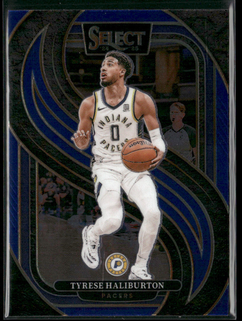 Tyrese Haliburton 2024-25 Panini Select Blue (Retail) #165 Indiana Pacers