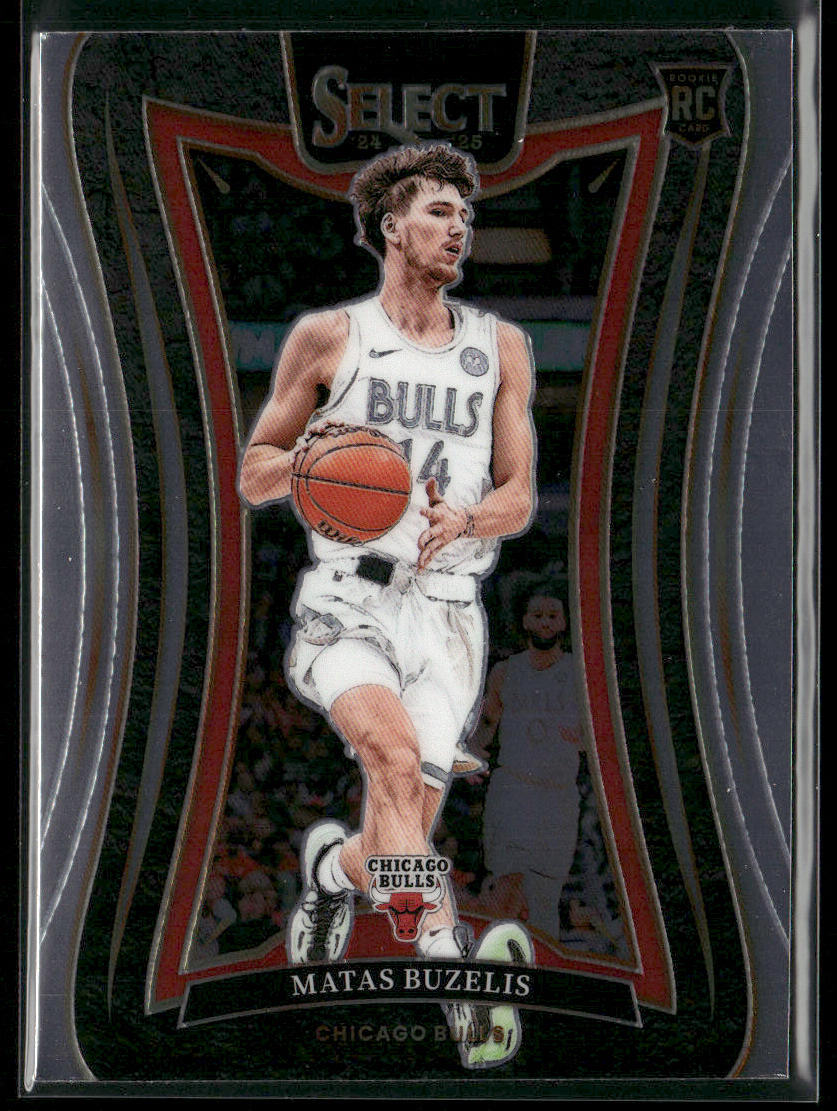 Matas Buzelis 2024-25 Panini Select #384 RC Chicago Bulls