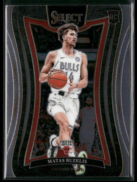 Matas Buzelis 2024-25 Panini Select #384 RC Chicago Bulls