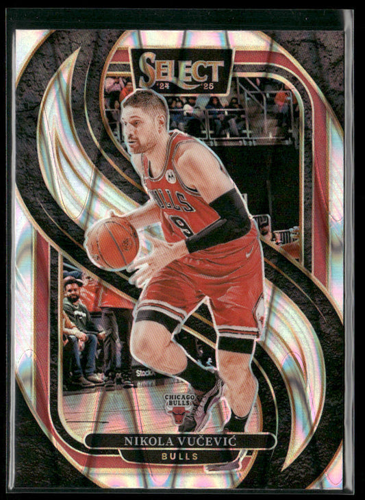 Nikola Vucevic 2024-25 Panini Select Tectonic Prizm #117 Chicago Bulls