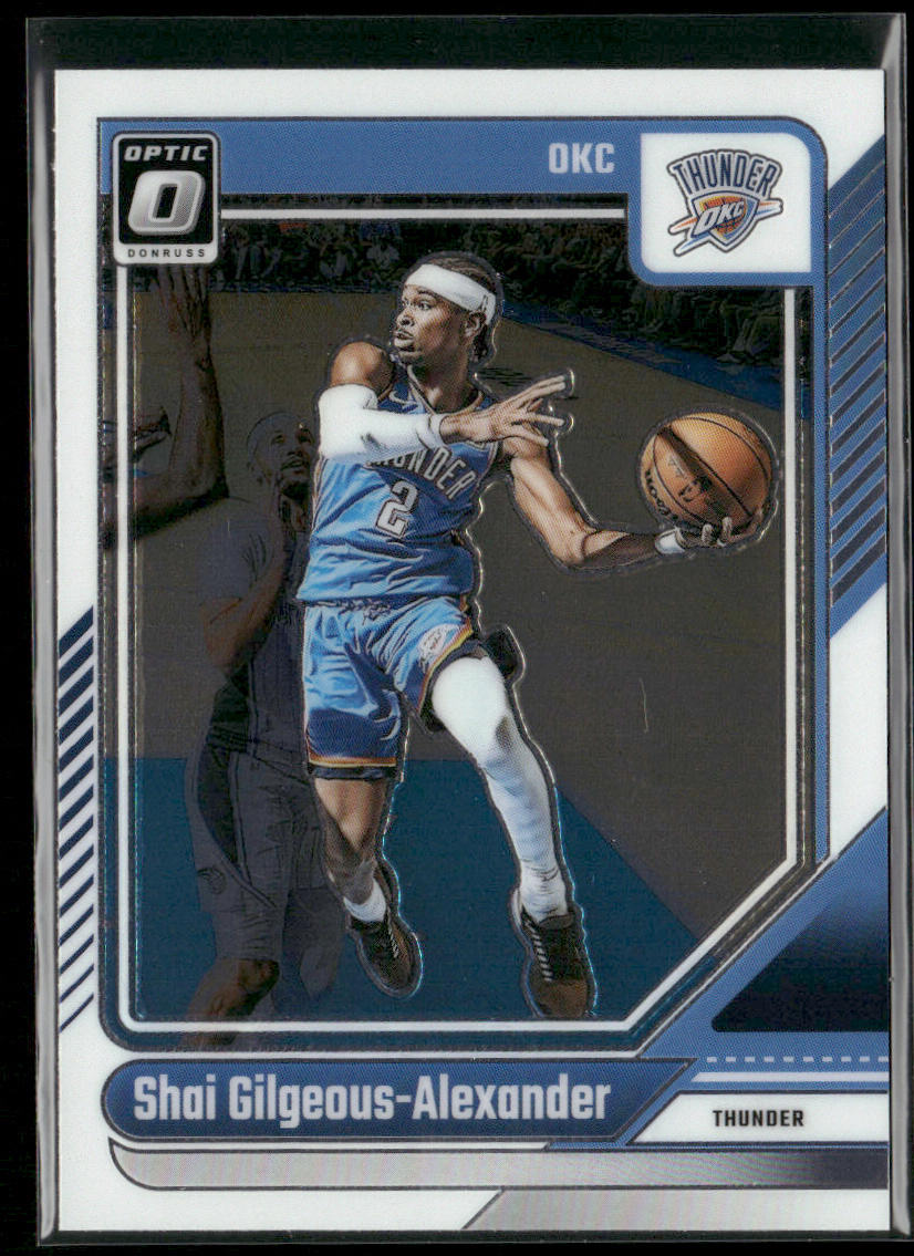 Shai Gilgeous-Alexander 2024-25 Donruss Optic #127 Oklahoma City Thunder